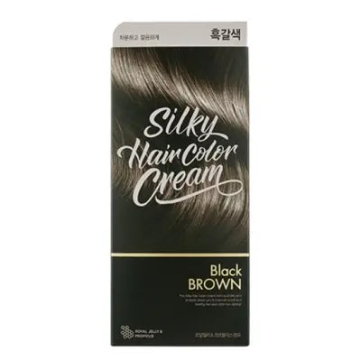 THE FACE SHOP STYLIST Silky HC Cream Black Brown 2018 60g+60g+10g 1Box (4ea)