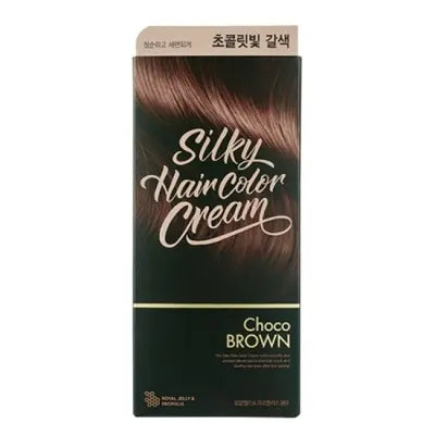 THE FACE SHOP STYLIST Silky HC Cream Choco Brown 2018 60g+60g+10g 1Box (4ea)