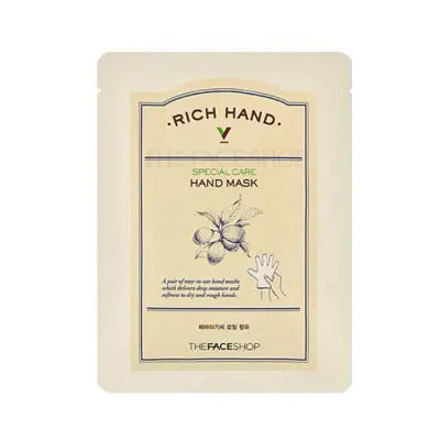 THE FACE SHOP Rich Hand V Special Care Hand Mask 16g 1Box (25ea)