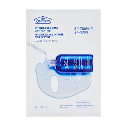 THE FACE SHOP DR.BELMEUR INTENSE MASK ? CICA PEPTIDE 23ml 1Box (20ea)