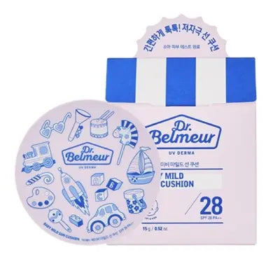 THE FACE SHOP Dr.Belmeur UV DERMA BABYMILD SUN CUSHION 15g 1Box (4ea)