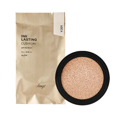 THE FACE SHOP INK LASTING CUSHION GLOW N201.REFILL 1Box (40ea)