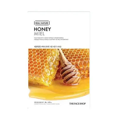 THE FACE SHOP Real Nature Face Mask Honey 20g 1Box (1ea)