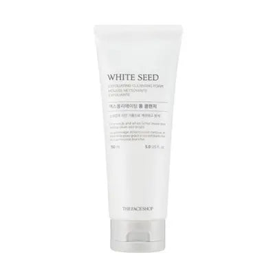 THE FACE SHOP WHITE SEED EXFOLIATING FOAM CLEANSER 202 150ml 1Box (9ea)