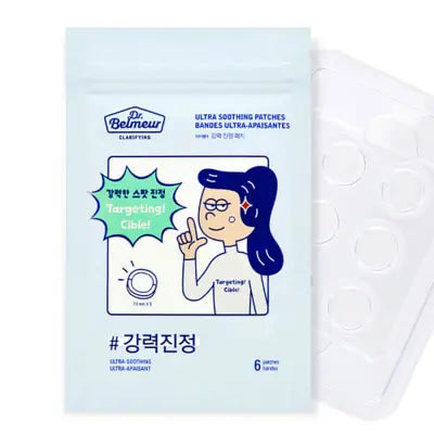 THE FACE SHOP DR.BELMEUR CL ULTRA SOOTHING PATCHES 6pcs 1Box (20ea)
