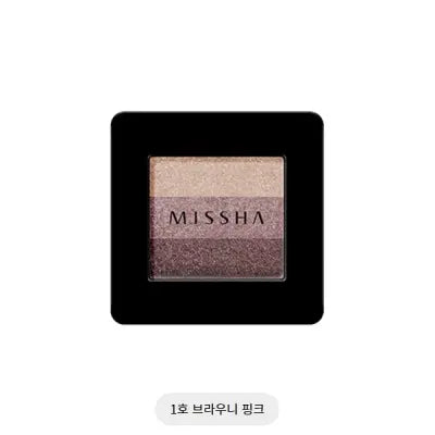 missha TRIPLE SHADOW (NO.1/BROWNY PINK) 2G 1Box (6ea)