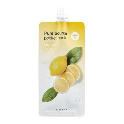 missha PURE SOURCE POCKET PACK (LEMON) 10G 1Box (20ea)