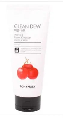 TONYMOLY Clean Dew Foam Cleanser Acerola 180ml 1Box (6ea)