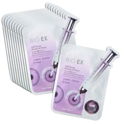 TONYMOLY BIO EX CELL CELL TONING MASK SET 30g*10 1Box (6ea)