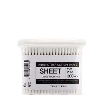 TONYMOLY COTTON SWABS 300pcs 1Box (50ea)