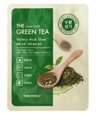 TONYMOLY The Chokchok Green Tea Watery Mask Sheet 20ml 1Box (10ea)