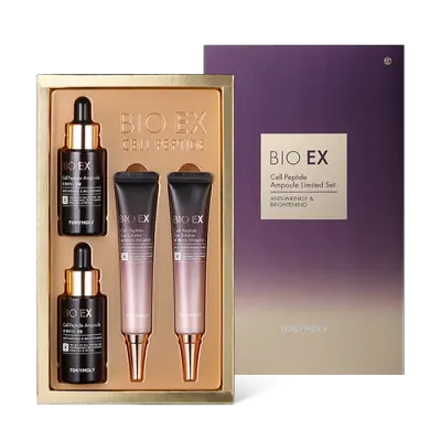 TONYMOLY BIO EX CELL PEPTIDE AMPOULE LIMITED SET 30ml*2+30ml*2 1Box (6ea)