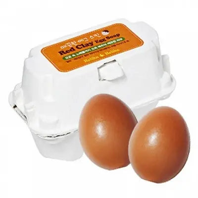 holikaholika Egg Skin Egg SoapGreen Red Clay(50g*2) 1Box (30ea)