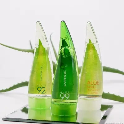 holikaholika Holika Holika Aloe Face and Bodycare Set (Face Foam 55ml+ Shower Gel 55ml+Aloe Gel 55ml) 1Box (1ea)