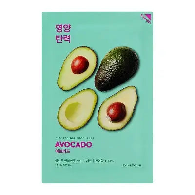holikaholika Pure Essence Mask Sheet - Avocado 1Box (30ea)