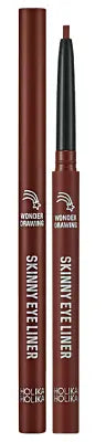holikaholika WONDERDRAING SKINNY EYELINER 04 CINNAMON BROWN 1Box (30ea)