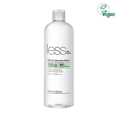 holikaholika Less On Skin Micellar Cleansing Water 500ml 1Box (30ea)