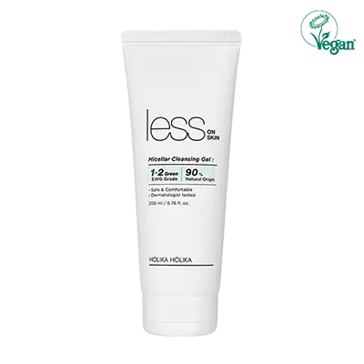holikaholika Less On Skin Micellar Cleansing Gel 200ml 1Box (30ea)
