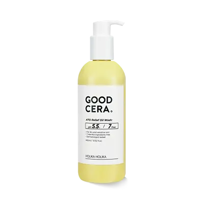 holikaholika Good Cera Ato Relief Oil Wash 400ml 1Box (30ea)