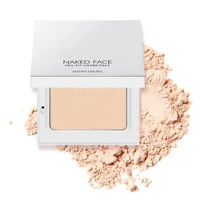 holikaholika HOLIKA HOLIKA Naked Face Veil-Fit Cover Pact 01 LIGHT BEIGE 12g 1Box (1ea)