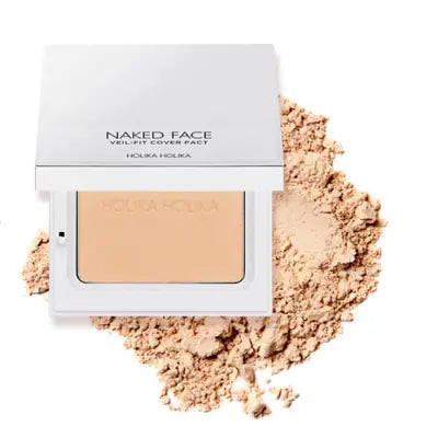 holikaholika HOLIKA HOLIKA Naked Face Veil-Fit Cover Pact 02 NATURAL BEIGE12g 1Box (1ea)