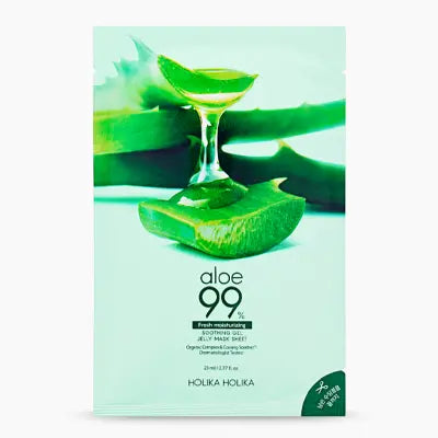 holikaholika HOLIKA HOLIKA Aloe 99% Soothing Gel Jelly Mask Sheet 23ml 1Box (1ea)