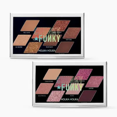 holikaholika HOLIKA HOLIKA Chunky Metal Shadow Palette 02 FEEL SO COOL 5.6g 1Box (1ea)