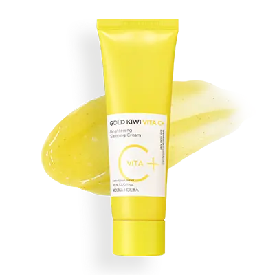 holikaholika Gold Kiwi Vita C+ Brightening Sleeping Cream 80ml 1Box (30ea)