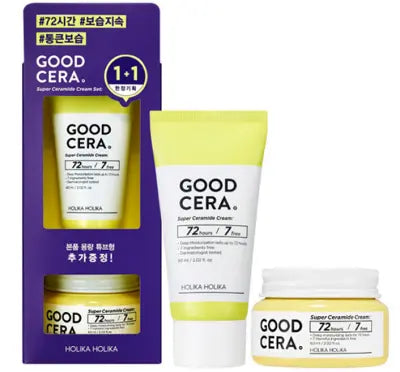 holikaholika Good Cera Super Ceramide Cream Special Edition Set(With Hand Cream Freebie) 1Box (30ea)