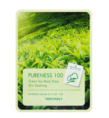 TONYMOLY Pureness100 Green Tea Mask Sheet2 1ea 1Box (10ea)
