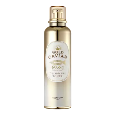 SKIN FOOD GOLD CAVIAR COLLAGEN PLUS TONER 120ml 1Box (6ea)