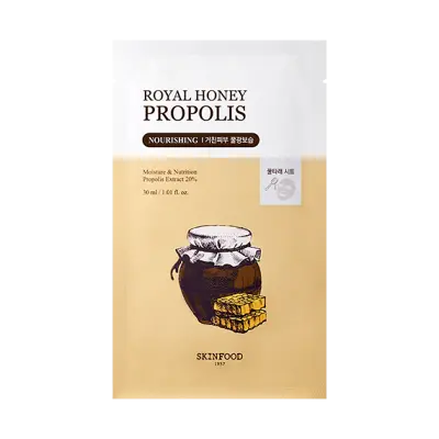 SKIN FOOD ROYAL HONEY PROPOLIS ENRICH MASK(SHEET) 30ml 1Box (10ea)