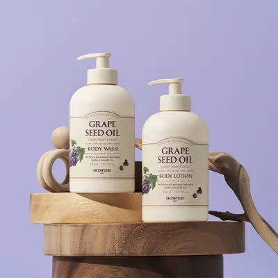 SKIN FOOD GRAPE SEED OIL BODY WASH(R22) 450ml 1Box (10ea)