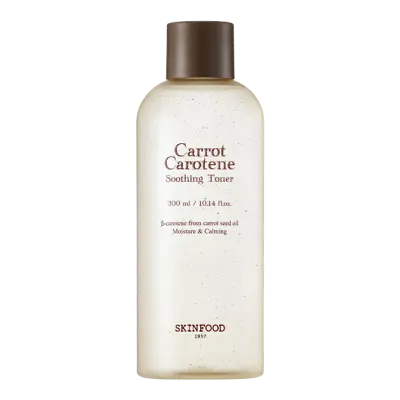 SKIN FOOD CARROT CAROTENE SOOTHING TONER 300ml 1Box (10ea)