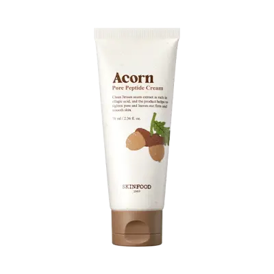 SKIN FOOD ACORN PORE PEPTIDE CREAM 70ml 1Box (10ea)