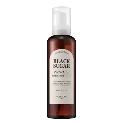 SKIN FOOD BLACK SUGAR PERFECT BUBBLE FOAM 200ml 1Box (12ea)