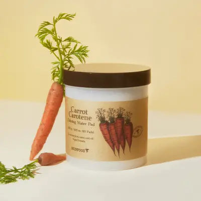SKIN FOOD CARROT CAROTENE CALMING WATER PAD 250g(60EA) 1Box (10ea)