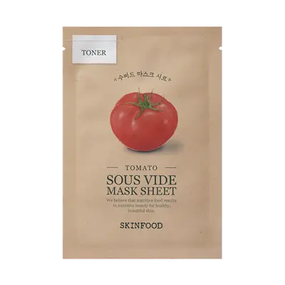 SKIN FOOD TOMATO SOUS VIDE MASK SHEET 18g 1Box (50ea)