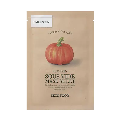 SKIN FOOD PUMPKIN SOUS VIDE MASK SHEET 20g 1Box (50ea)