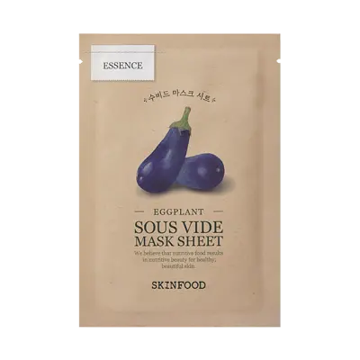 SKIN FOOD EGGPLANT SOUS VIDE MASK SHEET 22g 1Box (50ea)