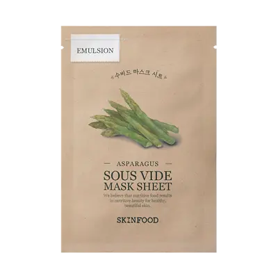 SKIN FOOD ASPARAGUS SOUS VIDE MASK SHEET 20g 1Box (50ea)