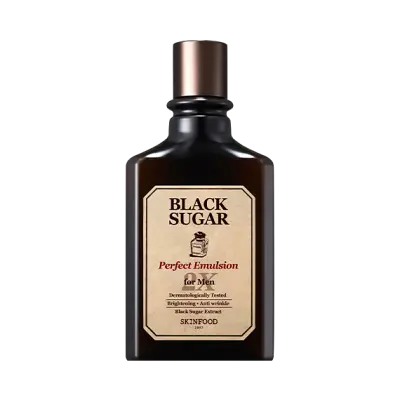 SKIN FOOD BLACK SUGAR PERFECT EMULSION 2X FOR MEN 150ml 1Box (10ea)