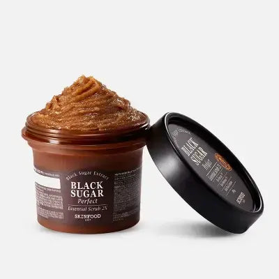 SKIN FOOD BLACK SUGAR PERFECT ESSENTIAL SCRUB 2X 100g 1Box (20ea)