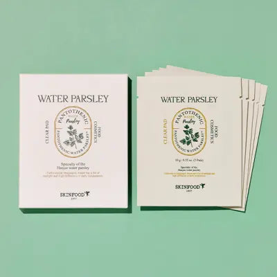 SKIN FOOD SKINFOOD PANTOTHENIC WATER PARSLEY CLEAR PAD SET (10g,2EA)*5ea 1Box (10ea)