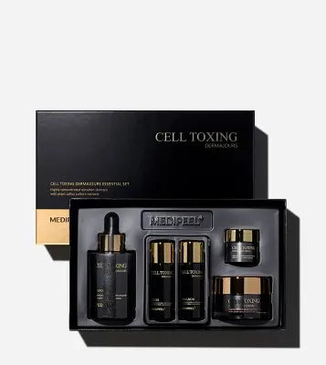 Medipeel CELL TOXING DERMAJOURS ESSENCIAL SET 100ml*1ea / 50g*1ea / 30ml*2ea / 10g*1ea 1Box (20ea)