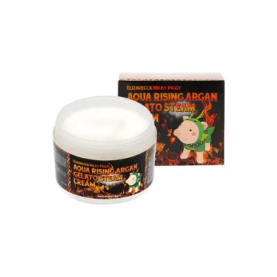 Elizavecca Milky Piggy Aqua Rising Argan Gelato Steam Cream 100 ml 1Box (100ea)