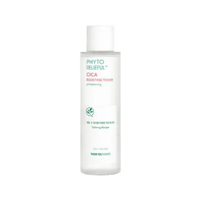 THANK YOU FARMER Phyto Relieful Cica Boosting Toner 200ml 1Box (60ea)