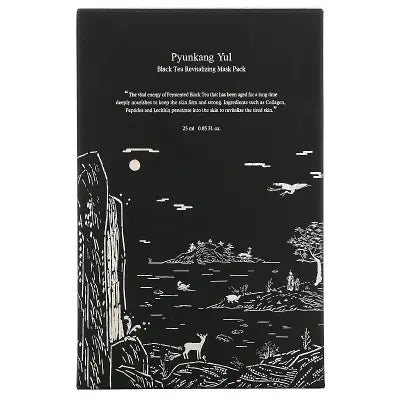Pyunkang Yul Black Tea Revitalizing Mask Pack 10ea 1Box (48ea)