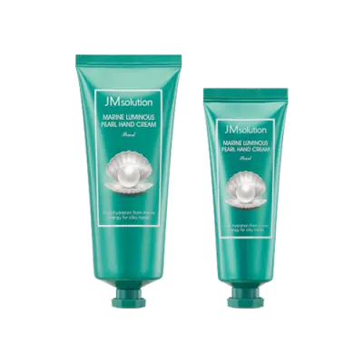 JM solution JMsolution Marine Luminous Pearl Hand Cream Set 50ml + 100ml 1Box (1ea)