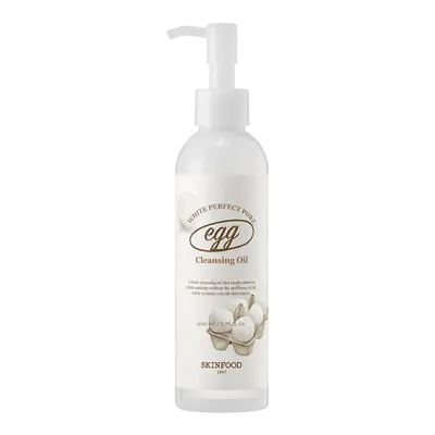 SKIN FOOD EGG WHITE PERFECT PORE CLEANSING OIL 200ml 1Box (10ea)